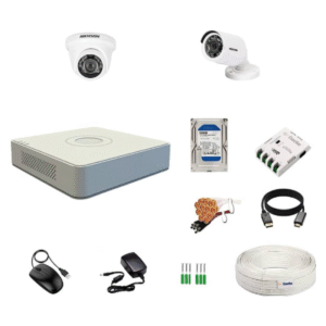Hikvision 2 Camera Package with Installation