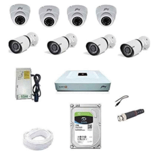GODREJ 8 CCTV CAMERA PACKAGE WITH INSTALLATION